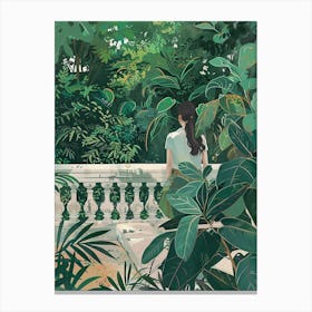 In The Garden Schonbrunn Palace Gardens Austria 2 Canvas Print
