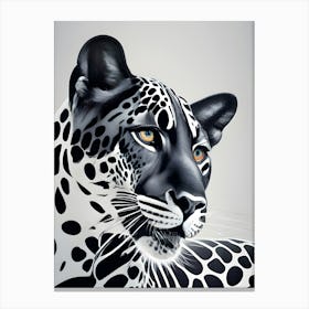 Leopard Painting Canvas Print