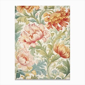 Floral Wallpaper 43 Canvas Print