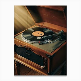 Turntable 8 Canvas Print