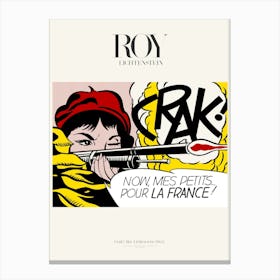 Crak! 1963 Poster Canvas Print