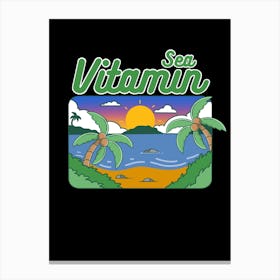 Vitamin Sea Canvas Print