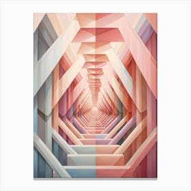 Optical Illusion Abstract Geometric 13 Canvas Print
