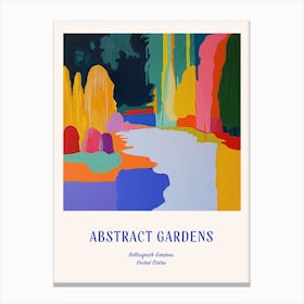 Colourful Gardens Bellingrath Gardens Usa 3 Blue Poster Canvas Print