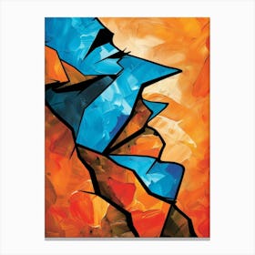 Abstract Of A Face 3 Canvas Print