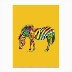 Zebra 16 Canvas Print