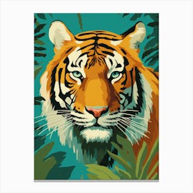 Tiger In The Jungle 36 Canvas Print