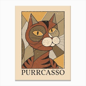 Purrcasso Canvas Print