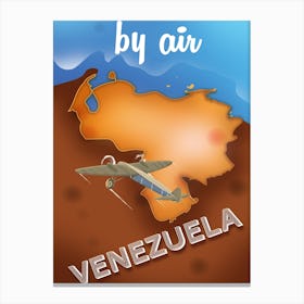 By Air Venezuela Canvas Print