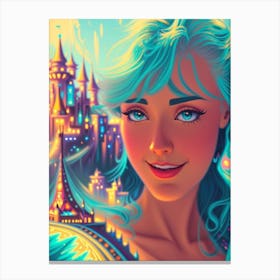 Fantasy Fairytale Girl Canvas Print
