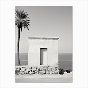 Paphos, Cyprus, Black And White Photography 3 Canvas Print