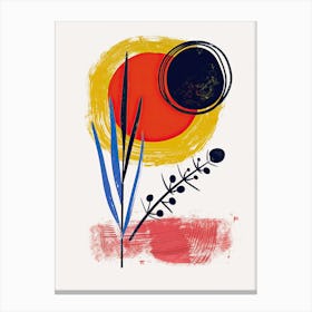 Modernist Medley Mid Century Style Canvas Print