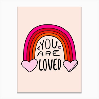 You Are Loved Canvas Print