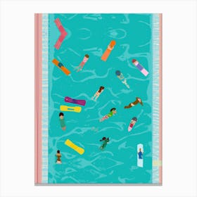 Summer Swimming Pool Canvas Print