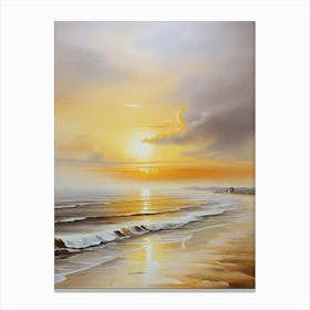 Sunset On The Beach 5 Canvas Print