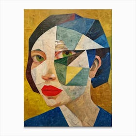 Woman'S Face 150 Canvas Print