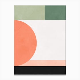 Color geometry in harmony F Canvas Print