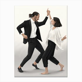 Dancers 1 Canvas Print