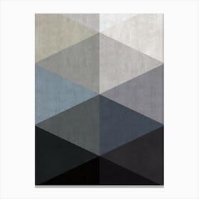 Geometric strokes Canvas Print