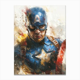 Captain America 12 Canvas Print