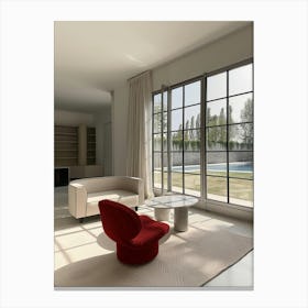 Modern Living Room 5 Canvas Print