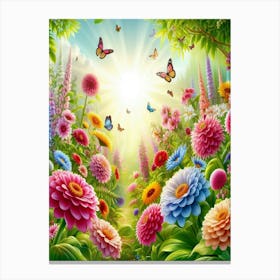 Flower Garden 5 Canvas Print