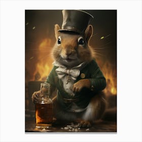 Irish Squirrel Canvas Print