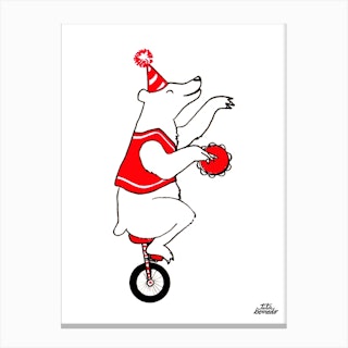 Unicycle Canvas Print