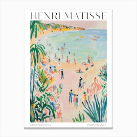 Matisse Print Coastal Summer Eclectic Maximalist Trendy Decor Matisse Gift Idea Canvas Print