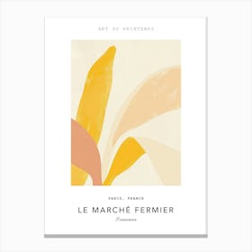 Bananas Le Marche Fermier Poster 1 Canvas Print
