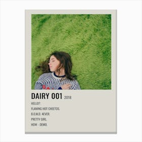 Jinhua Diary 001 2018 Clairo Music Canvas Art Poster Canvas Print