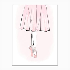 Ballerina Girl Canvas Print