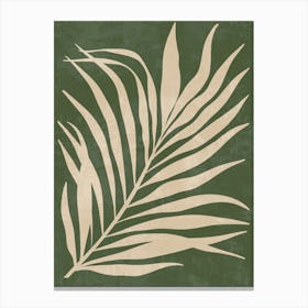 Palm Leaf Canvas Art Canvas Print