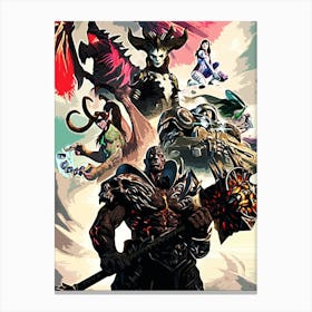 Dungeons And Dragons Canvas Print