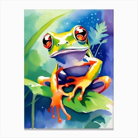 Frog Painting 3 Canvas Print