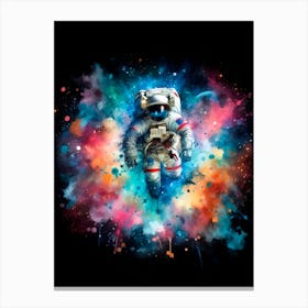 Astronaut In Space 2 Canvas Print