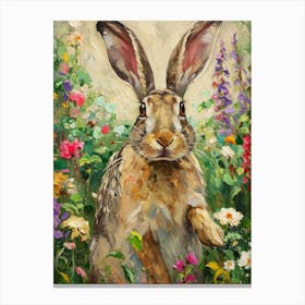 Rhinelander Rabbit Painting 1 Canvas Print