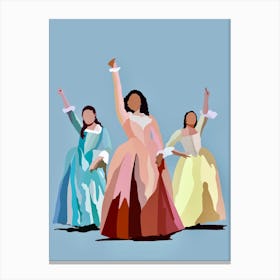 Hamilton Print | The Schuyler Sisters Print Canvas Print