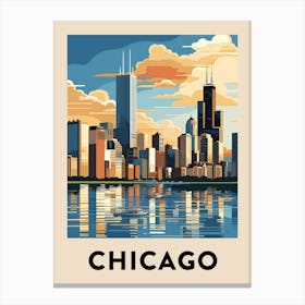 Chicago Travel Poster 13 Canvas Print