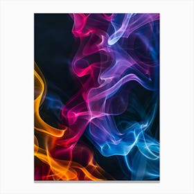 Abstract Smoke Background 3 Canvas Print