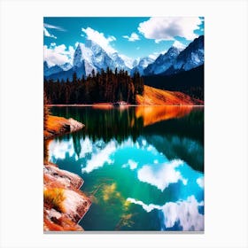 Mountain Lake 15 Canvas Print