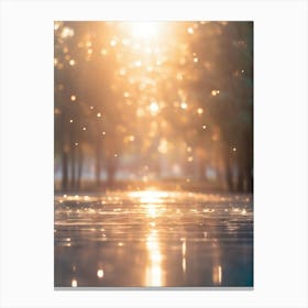 Shinny Day In The Park Canvas Print