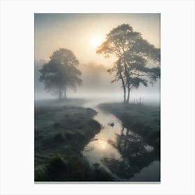 Misty Morning 7 Canvas Print