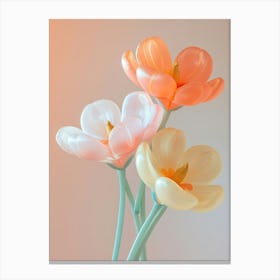 Dreamy Inflatable Flowers Evening Primrose 3 Canvas Print