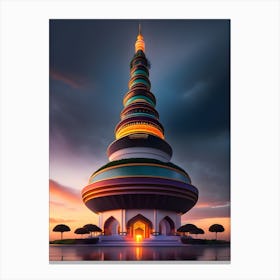 Buddhist Temple 1 Canvas Print