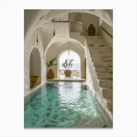 Pool In A House 1 Canvas Print