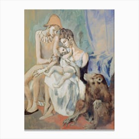 Pablo Picasso 'The Monkey And The Woman' Canvas Print