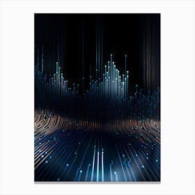 Abstract Technology Background Canvas Print