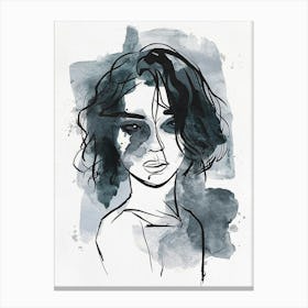 Portrait Of A Woman Canvas Print