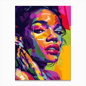 Rihanna 3 Canvas Print